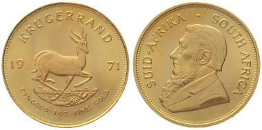 Südafrika 1 Krügerrand 1971 - 1 Unze Feingold