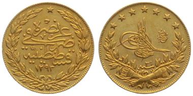 Türkei 100 Kurush AH1293 - Abul Hamid II. 1876-1909