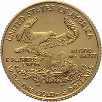 USA 5 $ 1995 Golden Eagle - 1/10 Unze Feingold