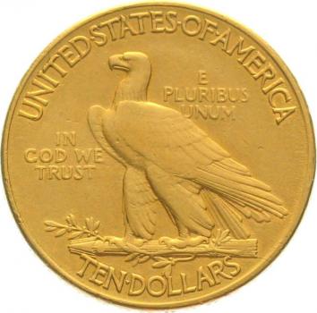 USA 10 $ 1910 o. Mzz. - Indianer
