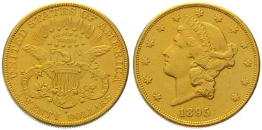 USA 20 $ 1895 S - Double Eagle