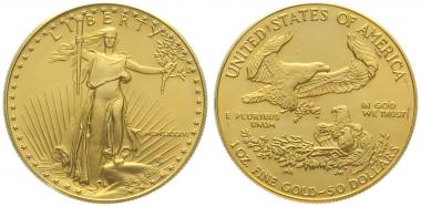 USA 50 $ 1986 Golden Eagle - 1 Unze Feingold
