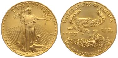 USA 50 $ 1988 Golden Eagle - 1 Unze Feingold
