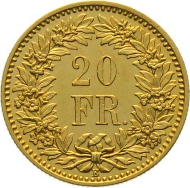 20 Franken 1871 B Wappen