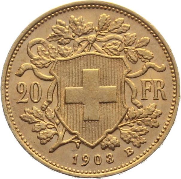 20 Franken 1903 B - Vreneli RAR