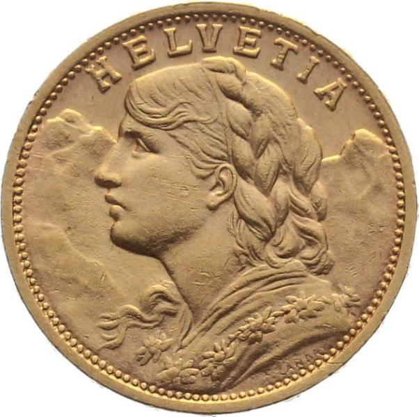 20 Franken 1905 B - Vreneli RAR