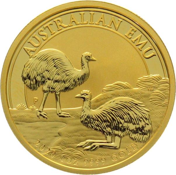 Australien 100 $ 2020 Emu - 1 Unze Feingold
