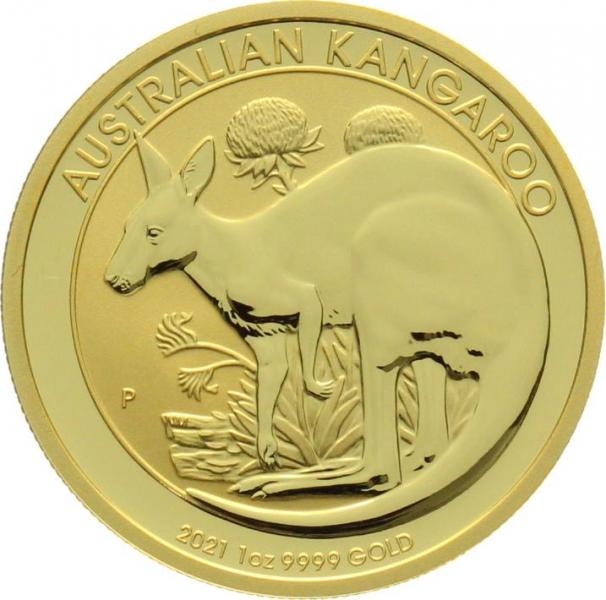 Australien 100 $ 2021 Känguru - 1 Unze Feingold