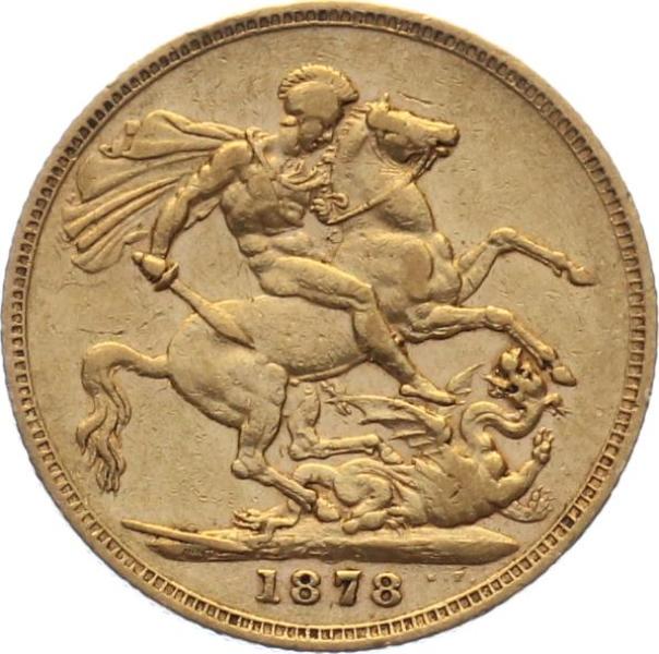 Australien 1 Sovereign 1878 M - Victoria