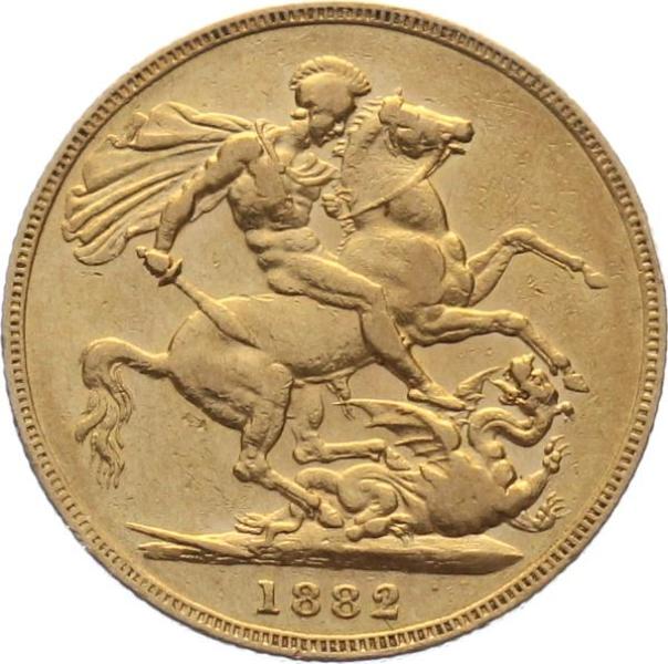 Australien 1 Sovereign 1882 M - Victoria