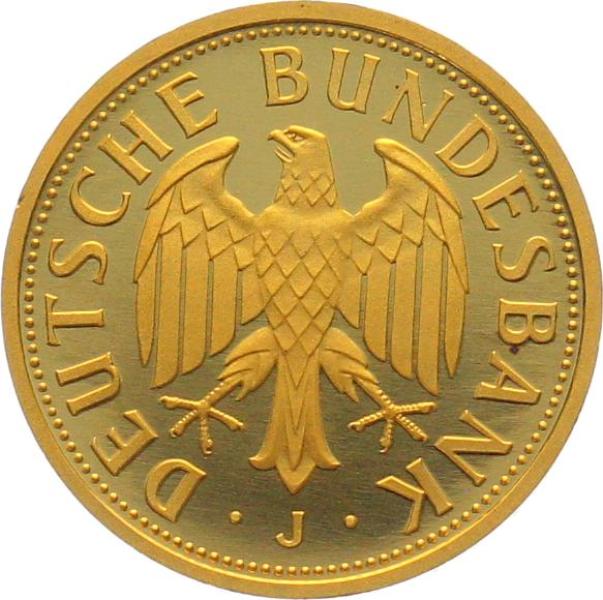 Deutschland 1 Mark 2001 J - Abschied der D-Mark