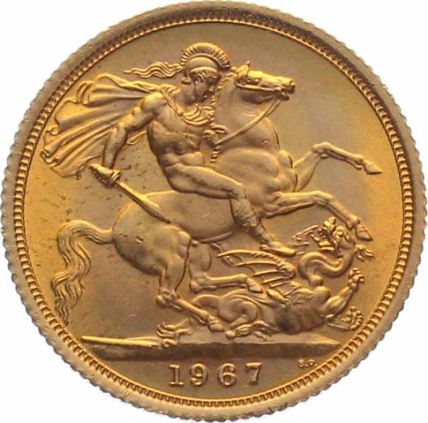Grossbritannien Sovereign 1967 - Elisabeth II.