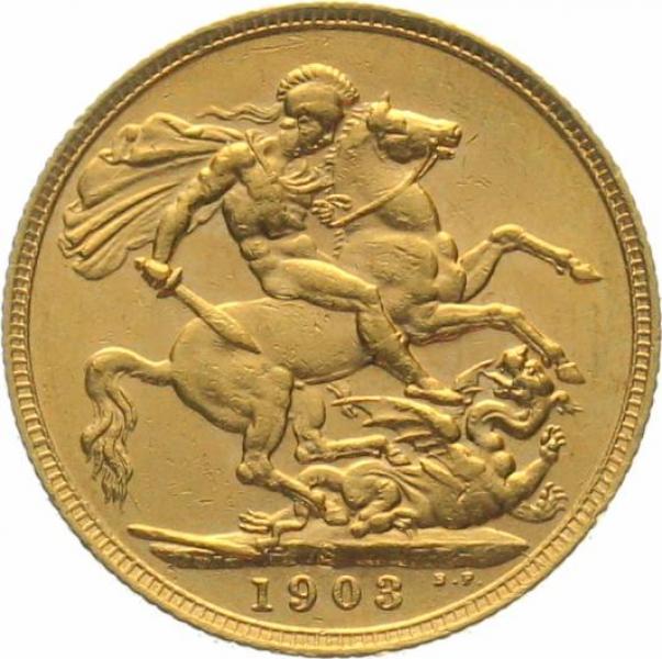 Australien 1 Sovereign 1903 S - Edward VII.