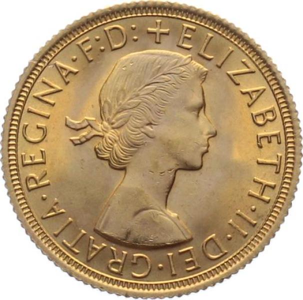 Grossbritannien Sovereign 1963 - Elisabeth II.