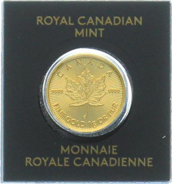 Kanada 50 Cents 2020 Maple Leaf - 1 Gramm Feingold
