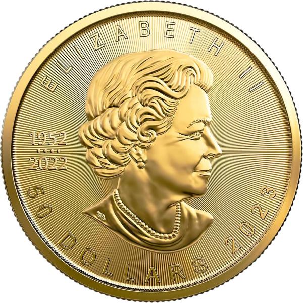 Kanada 50 $ 2023 Maple Leaf - 1 Unze Feingold