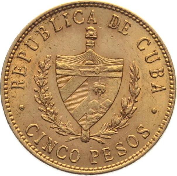 Kuba 5 Pesos 1916 - José Marti