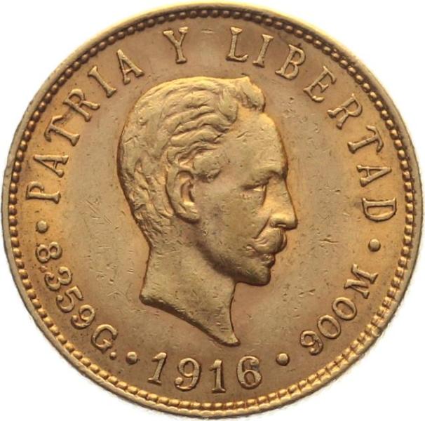Kuba 5 Pesos 1916 - José Marti