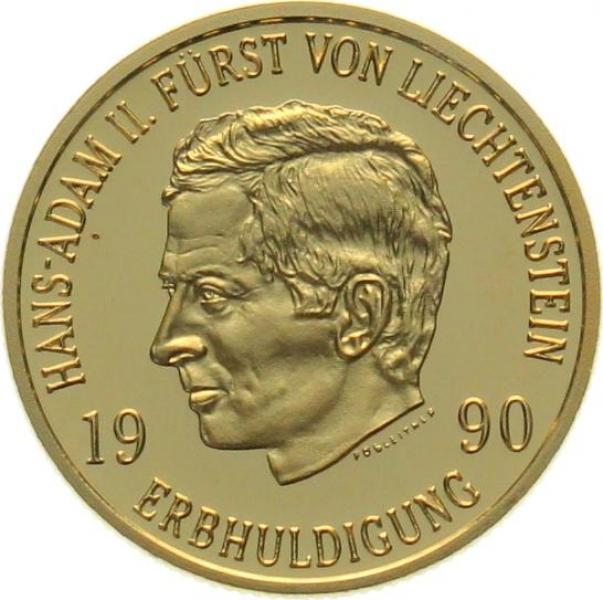 Liechtenstein 50 Franken 1990 - Hans Adam II.
