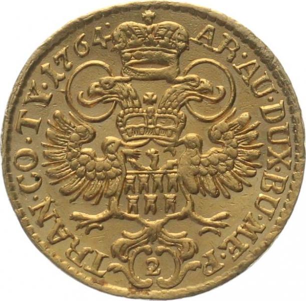 Österreich / Ungarn 2 Ducat 1764 - Maria Theresia, Haus Habsburg