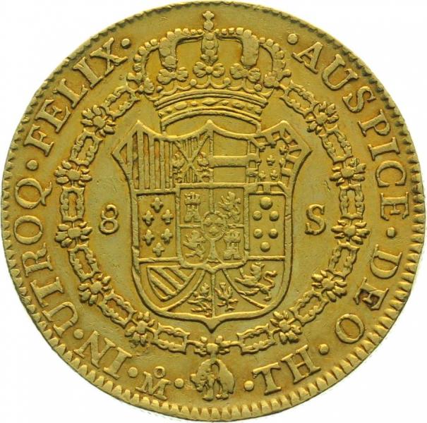Mexiko 8 Escudos 1805 TH - Carol IIII.
