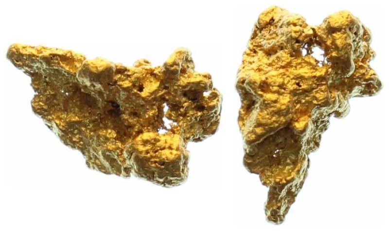 Gold Nugget 2.21 Gramm, 15 mm