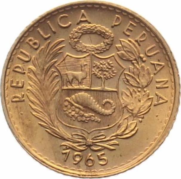 Peru 5 Soles 1965 - Lima
