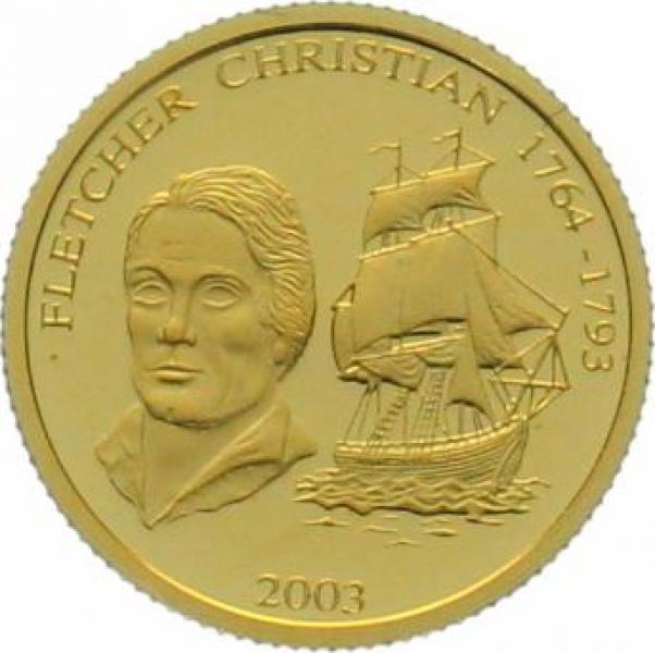 Samoa 10 Dollars 2003 Fletcher Christian - 1/25 Feinunze