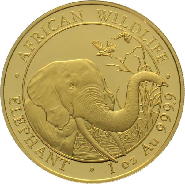 Somalia 1000 Shillings 2018 Elefant - 1 Unze Feingold