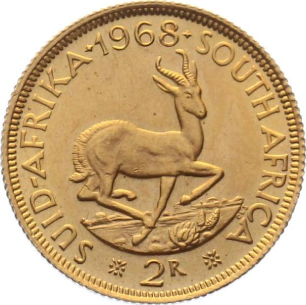 Südafrika 2 Rand 1968 - Jan van Riebeek