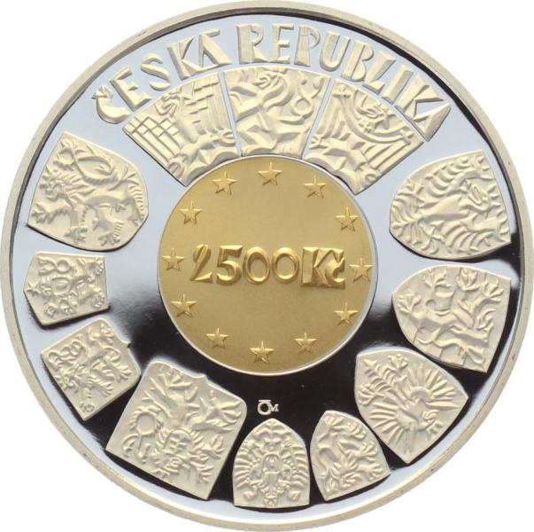 Tschechische Republik 2500 Korun 2004 - Accession to EU