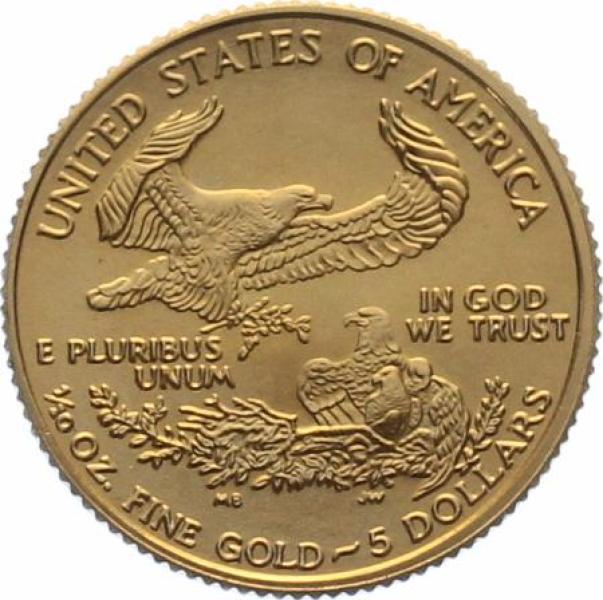 USA 5 $ 1995 Golden Eagle - 1/10 Unze Feingold