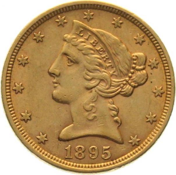 USA 5 $ 1895 o. Mzz.
