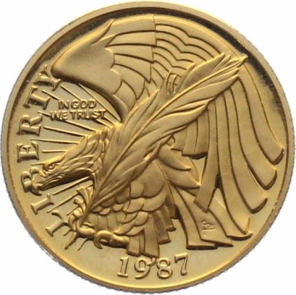 USA 5 $ 1787 - 1987