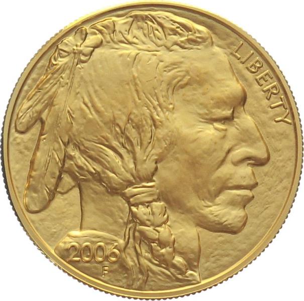 USA 50 Dollars 2006 - 2009 Buffalo - 1 Unze Feingold