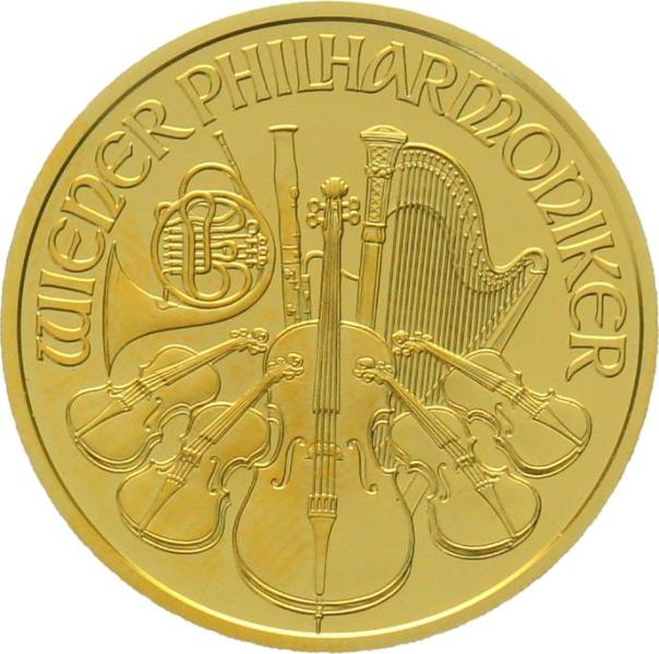 Österreich 50 Euro 2017 - Wiener Philharmoniker - 1/2 Unze Feingold