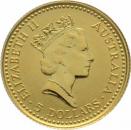 Australien 5 Dollars 1992 Känguru - 1/20 Unze Feingold