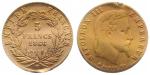 Frankreich 5 Francs 1866 BB - Napoleon III.