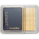Goldbarren Tafelbarren 50 Gramm (50 x 1 g Philoro)