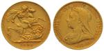 Grossbritannien Sovereign 1894 - Viktoria mit Diadem und Schleier