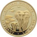 Somalia 1000 Shillings 2015 Elefant - 1 Unze Feingold